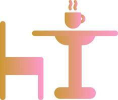 Tea Table Vector Icon