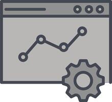 icono de vector de optimización web