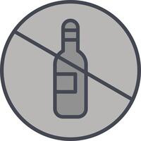 No Drinking Vector Icon