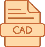 icono de vector de cad