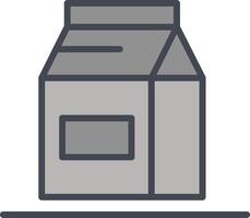 icono de vector de botella de leche