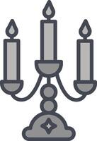 Candlestick Vector Icon