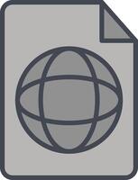 Global Profile Vector Icon