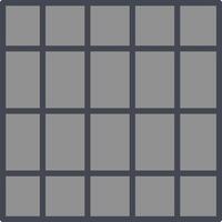 Table of Rates Vector Icon