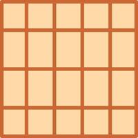 Table of Rates Vector Icon
