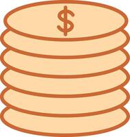 Stack of Coins Vector Icon