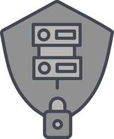 Secure Server Vector Icon