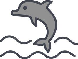 Dolphin Vector Icon