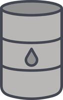 Oil Barrel Vector Icon