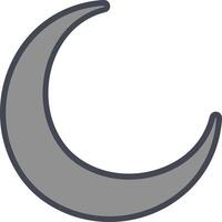 New Moon Vector Icon