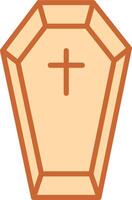 Coffin Vector Icon