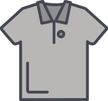 icono de vector de camisa