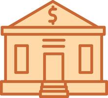 Bank Building Vector Icon