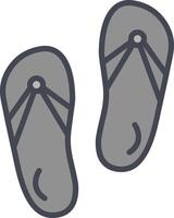 Slippers Vector Icon