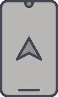 Unique Line Icon vector