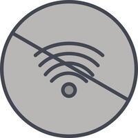 sin icono de vector wifi