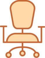 icono de vector de silla antigua