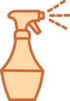 Water Spray Bottle Vector Icon