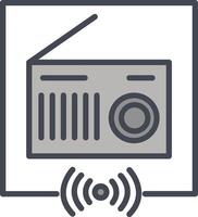 Radio Vector Icon