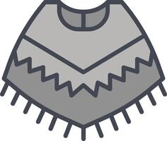 Poncho Vector Icon