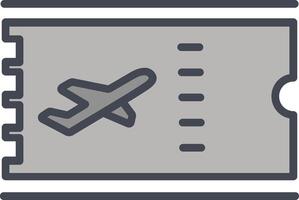 Plane Tickets Vector Icon