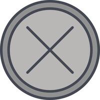 Do Not Cross Vector Icon