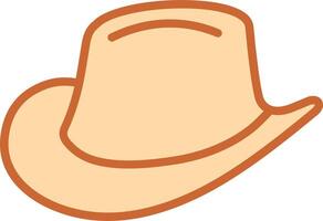 icono de vector de sombrero