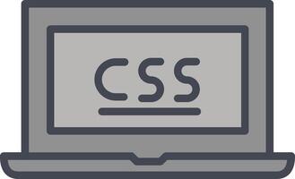 CSS Laptop Vector Icon