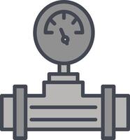 Pressure Gauge Vector Icon