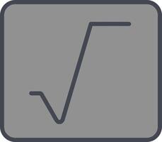 Square Root Vector Icon