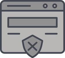 Unprotected Website Vector Icon