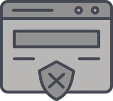 Unprotected Website Vector Icon