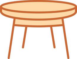 Small Table Vector Icon