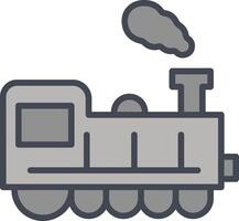 icono de vector de tren