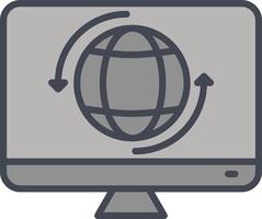 Worldwide Vector Icon