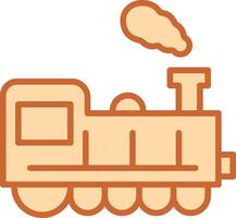 icono de vector de tren