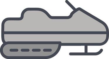 Snowmobile Vector Icon