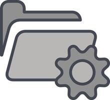 Preferences Folder Vector Icon