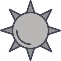 Sun II Vector Icon