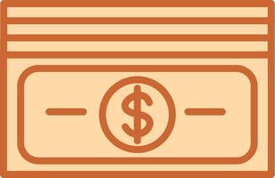 Pack of Bills Vector Icon