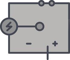 icono de vector de circuito eléctrico