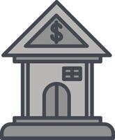 icono de vector de banco