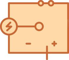 icono de vector de circuito eléctrico