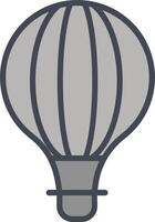 Hot Air Balloon Vector Icon