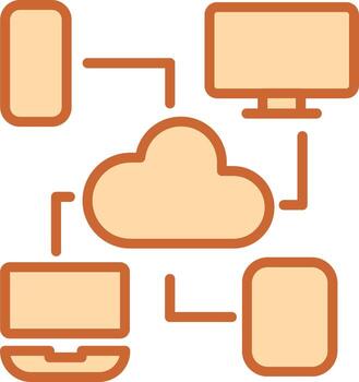 Cloud Computing Vector Icon