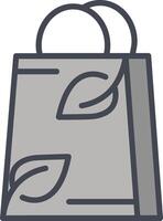 Ecology Bag Vector Icon