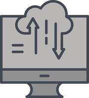 Data Transfer Vector Icon