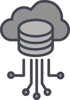 Storage Data Vector Icon