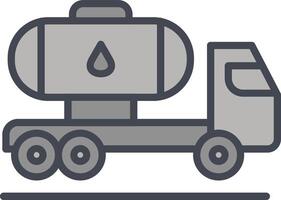 Tank Truck Vector Icon