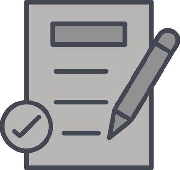 Check Notes Vector Icon